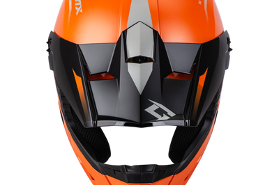 GMAX Mx 46 Compound Helmet Orange/Black/Grey Xs - Helmets