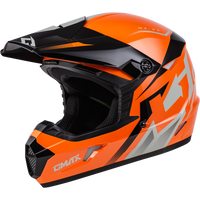 GMAX Mx 46 Compound Helmet Orange/Black/Grey Xs - Helmets