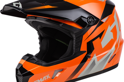 GMAX Mx 46 Compound Helmet Orange/Black/Grey Xs - Helmets