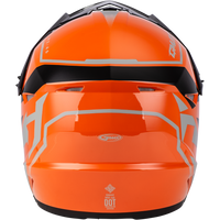 GMAX Mx 46 Compound Helmet Orange/Black/Grey Xs - Helmets