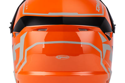 GMAX Mx 46 Compound Helmet Orange/Black/Grey Xs - Helmets
