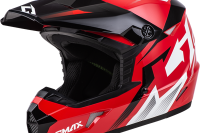 GMAX Mx 46 Compound Helmet Red/Black/White Md - Helmets