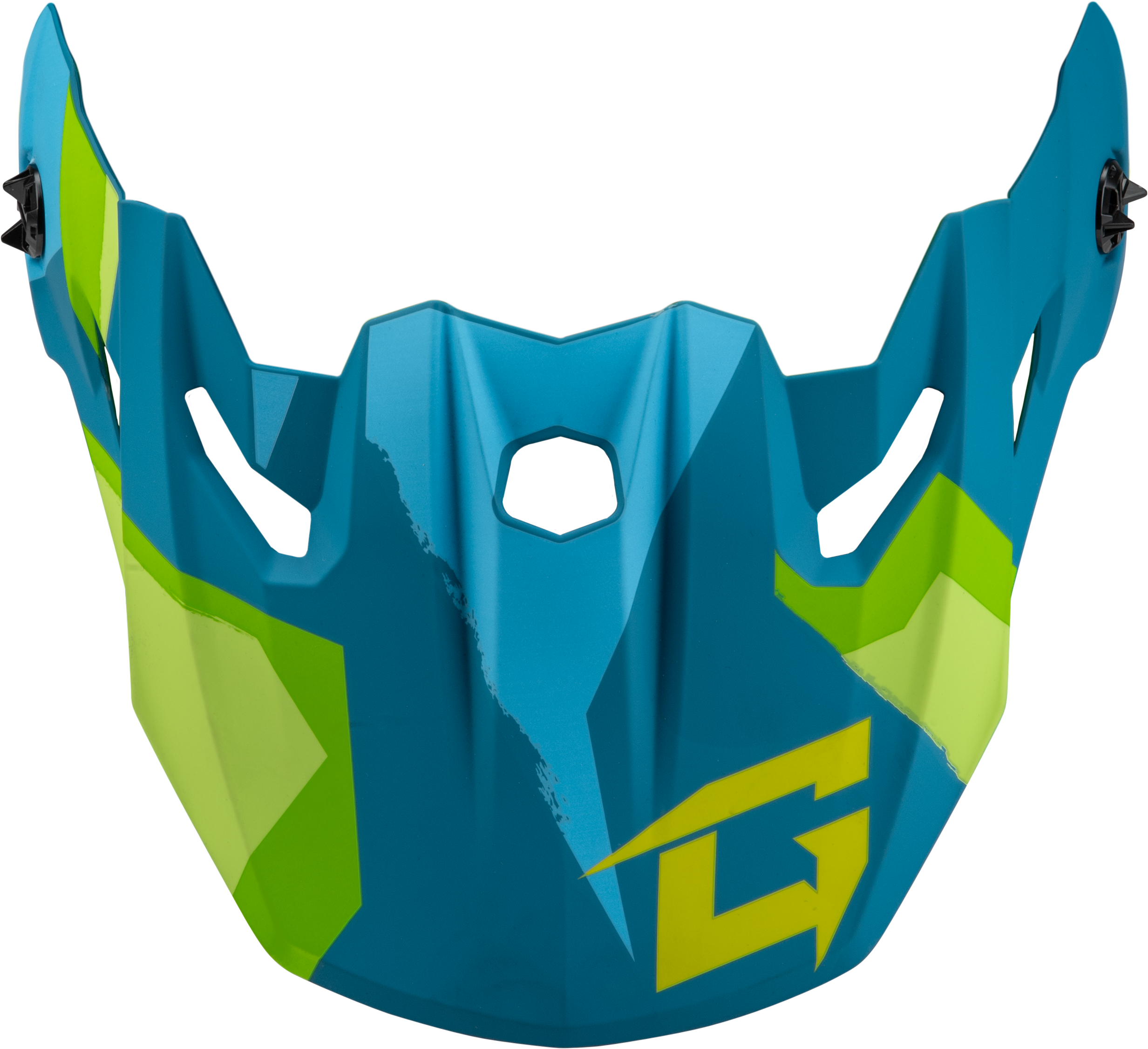 GMAX Mx 96 Splinter Visor W/Screws Matte Blue/Green