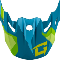 GMAX Mx 96 Splinter Visor W/Screws Matte Blue/Green