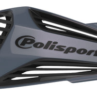 Polisport Mx Air Handguards Nardo Grey/black - Black/White - Offroad Collection
