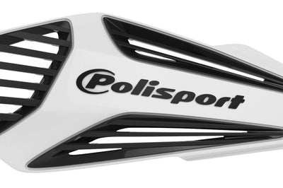 Polisport Mx Air Handguards Nardo Grey/black - White/Black - Offroad Collection