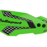 Polisport Mx Flow Handguards White/red Hon - Black/White - Offroad Collection