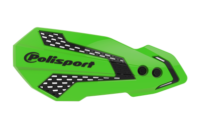 Polisport Mx Flow Handguards White/red Hon - Green/Black - Offroad Collection