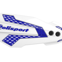 Polisport Mx Flow Handguards White/red Hon - Black/White - Offroad Collection