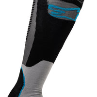 Alpinestars Mx Plus-1 Socks Blue/fluo Orange Lg - Cyan/Black / Small - Apparel Collection