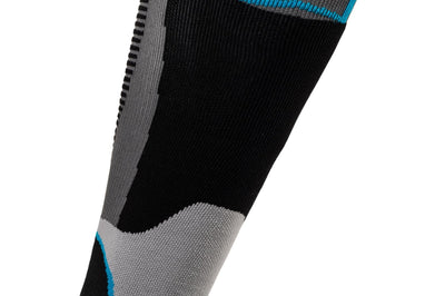 Alpinestars Mx Plus-1 Socks Blue/fluo Orange Lg - Cyan/Black / Small - Apparel Collection