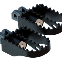BURLY BRAND Mx Style Foot Pegs Rider Black - Controls