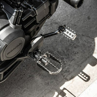 BURLY BRAND Mx Style Foot Pegs Rider Black - Controls