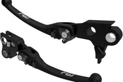 FLO MOTORSPORTS Mx Style Lever Set Black `17 20 Flh/Flt - Levers