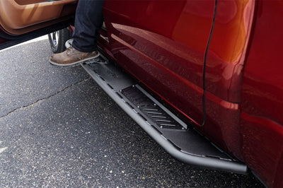 N-Fab N-FAB 19-21 GMC 1500 Crew Crab Roan Running Boards - Textured Black - Nerf Bars &
