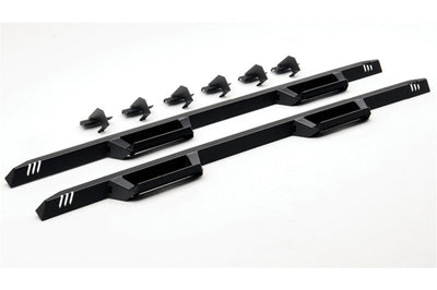 N-Fab EPYX 07-18 Chevy/GMC 1500 / 08-10 2500/3500 Crew Cab - Length - Tex. Black - Nerf Bars & Running Boards