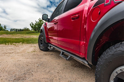 N-Fab EPYX 09-15.5 Dodge RAM 1500/10-18 2500/3500 Crew Cab - Length - Tex. Black - Nerf Bars & Running Boards