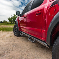 N-Fab EPYX 18-20 Raptor / 17-20 Ford F250/ F350/F450 Superduty - SuperCab - Tex. Black - Nerf Bars & Running Boards