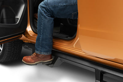 N-Fab EPYX 2019 Ford Ranger Crew Cab - Length - Tex. Black - Nerf Bars & Running Boards