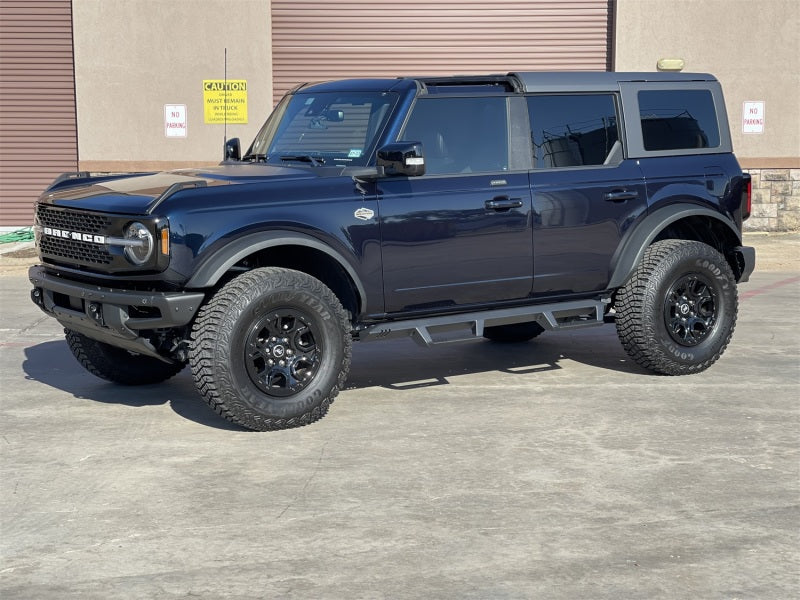 N-Fab EPYX 2021 Ford Bronco 4 Door - Full Length - Tex. Black - Nerf Bars & Running Boards