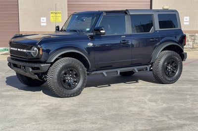 N-Fab EPYX 2021 Ford Bronco 4 Door - Full Length - Tex. Black - Nerf Bars & Running Boards