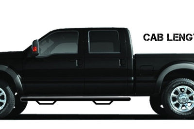 N-Fab Nerf Step 02-08 Dodge Ram 1500/2500/3500 Quad Cab 4 Door - Gloss Black - Length - 3in - Bars & Running Boards