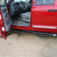 N-Fab Nerf Step 02-08 Dodge Ram 1500/2500/3500 Quad Cab 4 Door - Gloss Black - Length - 3in - Bars & Running Boards