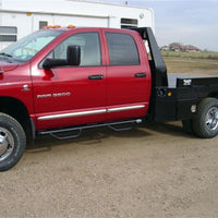 N-Fab Nerf Step 02-08 Dodge Ram 1500/2500/3500 Quad Cab 4 Door - Gloss Black - Length - 3in - Bars & Running Boards