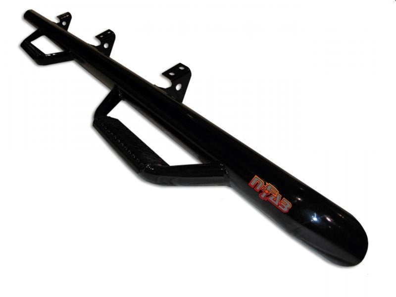 N-Fab Nerf Step 05-14 Nissan Frontier Ext. Cab 4.5ft Bed - Tex. Black - Length - 2in - Bars & Running Boards