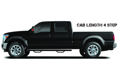 N-Fab Nerf Step 06-09 Dodge Ram 1500/2500/3500 Mega Cab - Tex. Black - Length - 3in - Bars & Running Boards