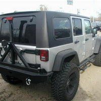 N-Fab Nerf Step 07-17 Jeep Wrangler JK 4 Door All - Tex. Black - W2W - 3in - Bars & Running Boards