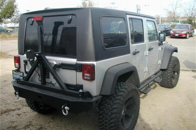 N-Fab Nerf Step 07-17 Jeep Wrangler JK 4 Door All - Tex. Black - W2W - 3in - Bars & Running Boards