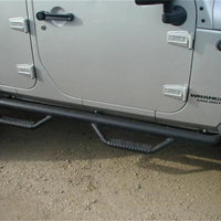 N-Fab Nerf Step 07-17 Jeep Wrangler JK 4 Door All - Tex. Black - W2W - 3in - Bars & Running Boards