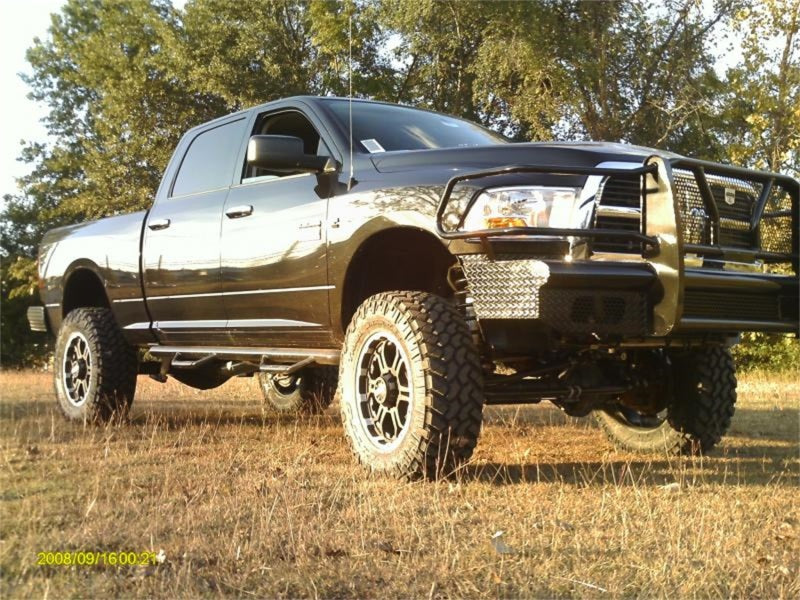 N-Fab Nerf Step 10-17 Ram 2500/3500/4500 Crew Cab - Gloss Black - Length - 3in - Bars & Running Boards