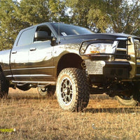 N-Fab Nerf Step 10-17 Ram 2500/3500/4500 Crew Cab - Gloss Black - Length - 3in - Bars & Running Boards