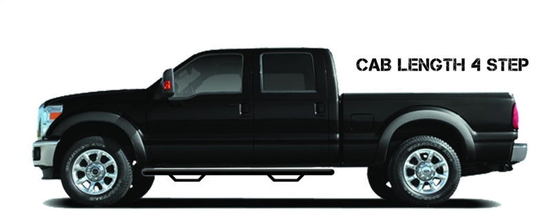 N-Fab Nerf Step 15.5-17 Dodge Ram 1500 Crew Cab - Tex. Black - Length - 3in - Bars & Running Boards