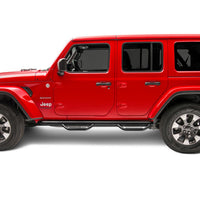 N-Fab Nerf Step 2018 Jeep Wrangler JL SUV 4 Door- Tex. Black - W2W - 3in - Bars & Running Boards