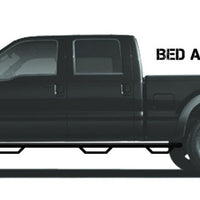 N-Fab Nerf Step 2019 Chevy/GMC 1500 Crew Cab 5ft 8in Bed - Access Gloss - Black - 3in - Bars & Running Boards