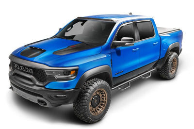 N-Fab Nerf Step 2019 Dodge Ram 1500 Crew Cab 5.7ft Bed - Tex. Black - Length - 3in - Bars & Running Boards