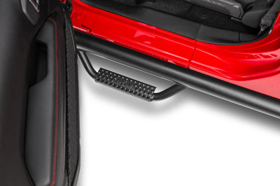 N-Fab Nerf Step 2019 Jeep Wrangler JT 4DR Truck Full Length - Tex. Black - 3in - Bars & Running Boards