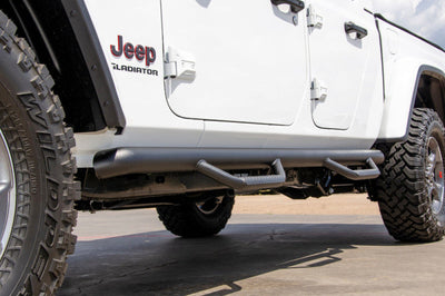 N-Fab Nerf Step 2019 Jeep Wrangler JT 4DR Truck Full Length - Tex. Black - 3in - Bars & Running Boards