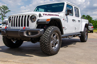 N-Fab Nerf Step 2019 Jeep Wrangler JT 4DR Truck Full Length - Tex. Black - 3in - Bars & Running Boards
