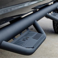 N-Fab Podium LG 07-13 Chevy-GMC 2500/3500 07-10 1500 Ext. Cab - Tex. Black - 3in - Nerf Bars & Running Boards