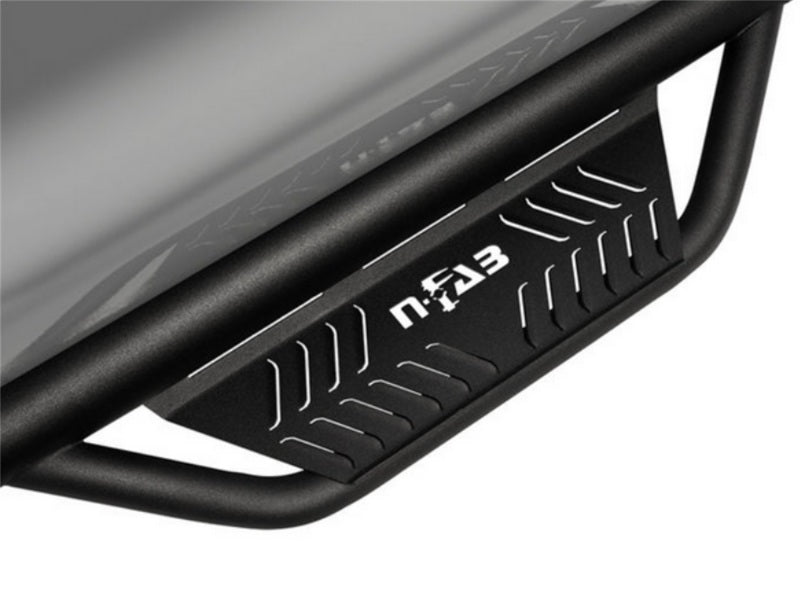 N-Fab Podium LG 07-16 Toyota Tundra Double Cab 6.5ft Bed - Tex Black - Access - 3in - Nerf Bars & Running Boards