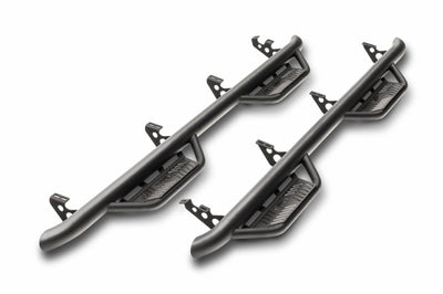 N-Fab Podium LG 07-17 Jeep Wrangler JK 4 Door All - Tex. Black - 3in - Nerf Bars & Running Boards