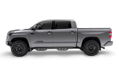 N-Fab Podium LG 09-14 Dodge Ram 1500 Quad Cab SRW - Tex. Black - Length - 3in - Nerf Bars & Running Boards