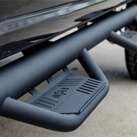 N-Fab Podium LG 09-14 Ford F-150/Raptor/Lobo SuperCrew - Tex. Black - 3in - Nerf Bars & Running Boards
