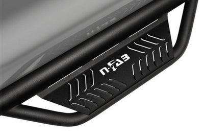 N-Fab Podium LG 10-18 Dodge Ram 2500/3500 Crew Cab 6.5ft Bed - Tex Black - Access - 3in - Nerf Bars & Running Boards