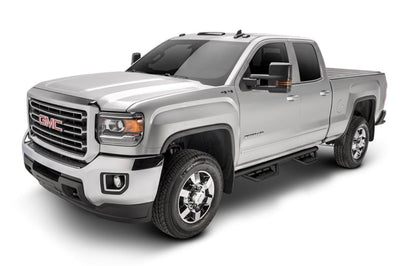 N-Fab Podium LG 14-17 Chevy-GMC 1500 Crew Cab - Tex. Black - 3in - Nerf Bars & Running Boards