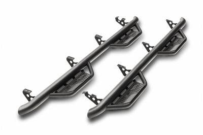 N-Fab Podium LG 2019 Chevy/GMC 1500 Crew Cab - Length - Tex. Black - 3in - Nerf Bars & Running Boards